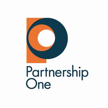 Partnership One logo 2024 Col