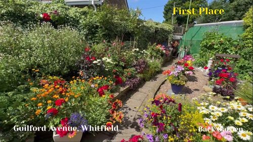 Blooming brilliant tenants celebrate success at garden awards